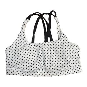 lululemon athletica Black and White Polka Dot Bra